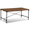 vidaXL Dining Table Multicolor Solid reclaimed wood and powder-coated steel - 2 of 2