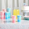 Blue Panda 50 Pack Paper Party Cups, Gender Reveal Party Supplies (12 oz, Pink and Blue) - 3 of 4