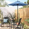 6' Round Outdoor Patio Market Umbrella with Black Pole - Room Essentials™ - 2 of 4