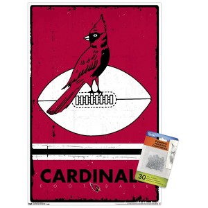 Trends International NFL Arizona Cardinals - Retro Logo 15 Unframed Wall Poster Prints - 1 of 4