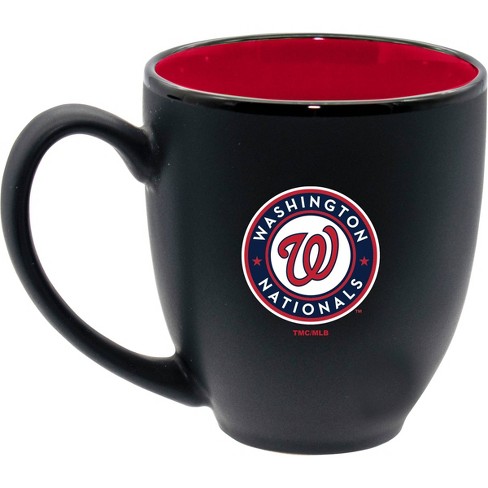 Mlb Washington Nationals 15oz Inner Color Black Coffee Mug : Target