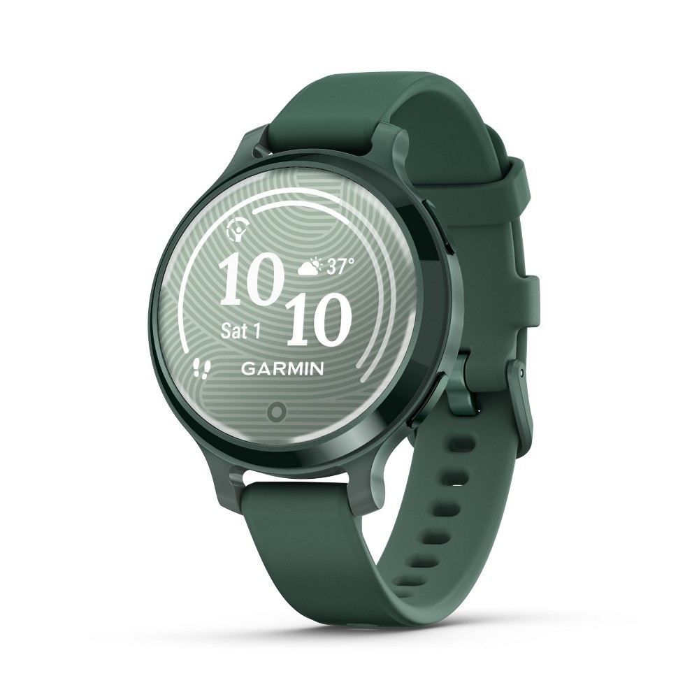 Garmin Lily 2 Active Smartwatch with Jasper Green Silicone Band