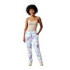 Hello Kitty & Friends Characters All-Over Print Women's Purple Cloud Wash Plush Sleep Pajama Pants - 4 of 4