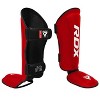 RDX Sports T1 Black Shin Instep Guards Premium Quality For Sparring, Grappling, Martial Arts, Kickboxing, Taekwondo, Karate - 2 of 4