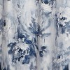 Noya Shower Curtain Blue - Moda at Home: Botanical Design, Polyester & Linen Blend, Machine Washable - image 3 of 4