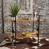 VYNXARIA BAR CART, Trolley Cart on Wheels with Storage for Living Room, Laundry,Garage,Bathroom - 2 of 4