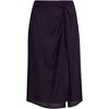 Lands' End Women's Sheer Modal Twist Front Knee Length Swim Cover-up Skirt - 3 of 4