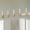 Possini Euro Design Possini Euro Camila 39 1/2" Wide Warm Brass 5-Light Island Chandelier - 2 of 4