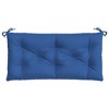 vidaXL Garden Bench Cushion Blue 39.4"x19.7"x2.8" Oxford Fabric - Ideal for Outdoor/Indoor Furniture - 4 of 4