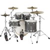 DW DWe Wireless Acoustic-Electronic Convertible 5-Piece Drum Set Bundle With 22" Bass Drum, Cymbals and Hardware Finish Ply Black Galaxy - 2 of 4