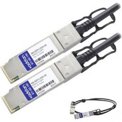 AddOn Brocade 40G-QSFP-C-0101 Compatible TAA Compliant 40GBase-CU QSFP+ to QSFP+ Direct Attach Cable (Passive Twinax, 1m)