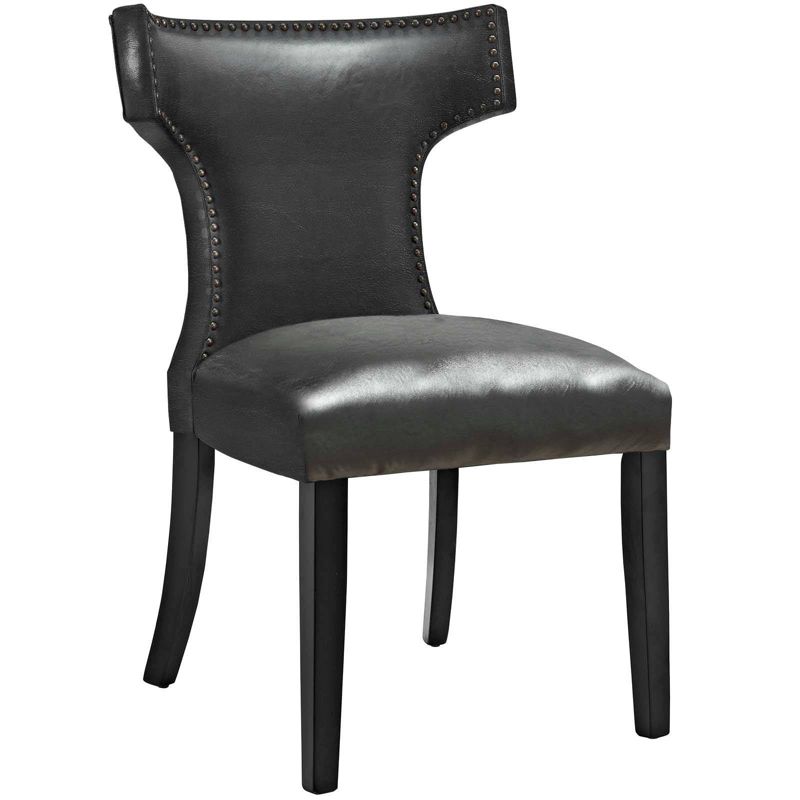 Set of 2 Curve Dining Chair Vinyl - Modway, 4 of 8