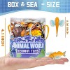 48-Piece Sea Animal Toys Set with Gift Box, Mini Vinyl Ocean Creature Figures for Sensory Bins, Cake Toppers and Preschool Play - 2 of 4
