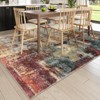 Lahome Modern Abstract Washable Area Rug-Soft Carpet for Living Room, Bedroom, or Office - 3 of 4