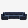 Belffin Modular Velvet Sofa with Storage Seat (6 Seats + 8 Sides) - 2 of 4