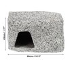 Unique Bargains Ceramic Aquarium Hideaway Rock Cave Fish Tank Decoration Gray 3.15''x2.20''x1.77'' - 4 of 4