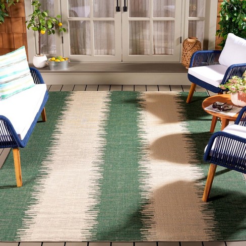 Courtyard Standalone Power Loomed Indoor/outdoor Area Rug - Dark 