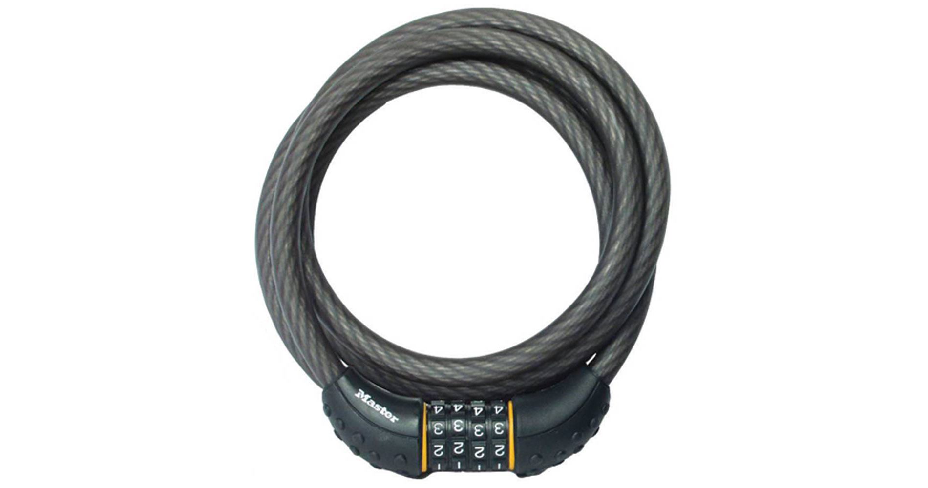 Master Lock 6' X 1/2" Re settable Combo Cable: Bike Security Lock