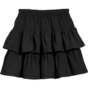 City Threads USA-Made Cotton Soft Girls Jersey Tiered Skirt - 1 of 3