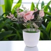 Unique Bargains Artificial Plants Mini Flower Plastic 3.74"x3.74"x7.87" 1 Pcs - 2 of 4