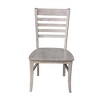 International Concepts Set of Two Cosmo Chairs, Washed Finish - 4 of 4