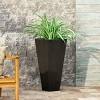 Okak 13"W Modern Tapered Planter Pot, Large Indoor/Outdoor Plant Pot for Trees & Floor Plants, No Assembly - 2 of 4