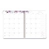 Mina Weekly/Monthly Planner, Floral Artwork, 11 x 8.5, White/Violet/Peach Cover, 12-Month (Jan to Dec): 2026 - 4 of 4