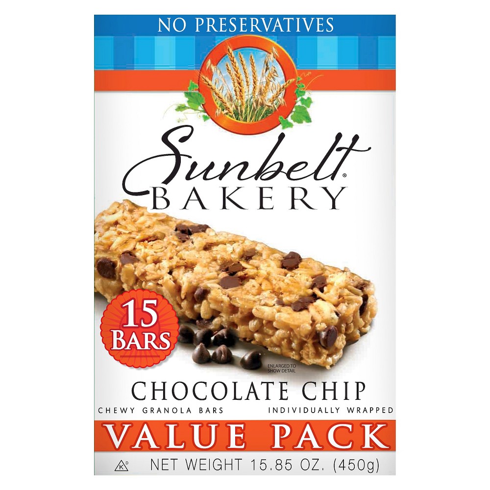 UPC 024300033018 product image for Sunbelt Bakery Chocolate Chip Granola Bars 15.85 oz | upcitemdb.com