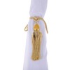 Unique Bargains Tassel Jade Ball Curtain Ties Polyester Imitation Jade 2 Pcs - 4 of 4