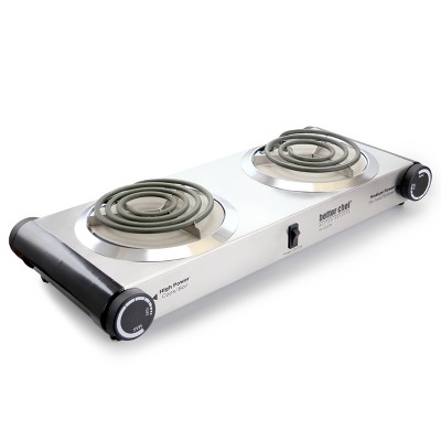 Better Chef IM-302DB Stainless Steel Dual Electric Burner