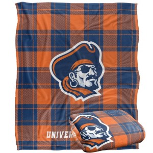 University Of Mary Campus Plaid Spirit Silky Touch Super Soft Throw Blanket 50x60 - 1 of 4