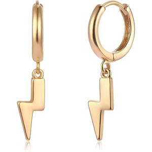14K Gold Plated Earrings Dangle Drop Hoop Earrings for Women Dainty Hypoallergenic Earrings Delicate Boho Earring Jewelry - 1 of 4