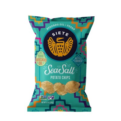 Siete Sea Salt Kettle Chips - 5.5oz_1