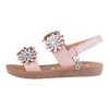 bebe Girls' Sandals - Cute and Comfy Toddler Girls' Summer Shoes, Perfect Beach Sandals for Toddlers - 3 of 4