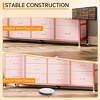 14 Drawer Dresser, 63 Inch Fabric Dresser TV Stand with Power Outlet for 65 70 75 Inch TV, Long Entertainment Center - 4 of 4