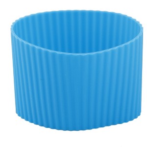 Unique Bargains Silicone Anti-Slip Heat Resistant Glass Bottle Mug Cone Cup Sleeve - 1 of 4