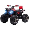 Aosom 12V Kids ATV Ride-on Four-Wheeler Toy Car with Music, Realistic Headlights, Wide Wheels, Rechargeable Battery-Powered for Boys Girls - 4 of 4