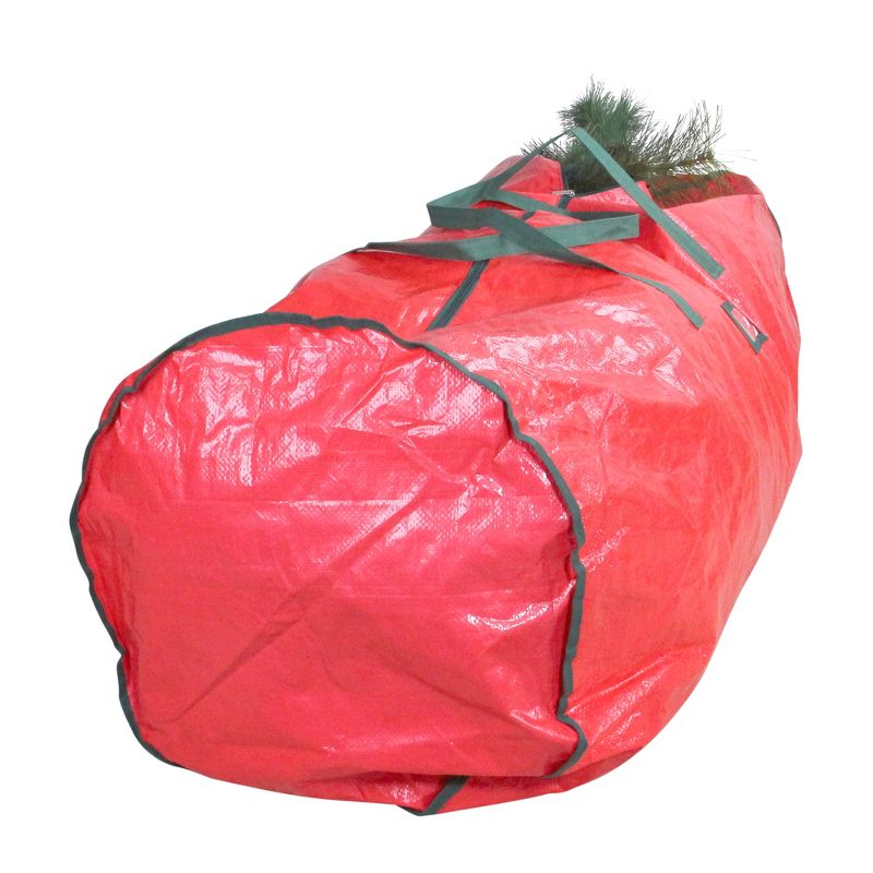 Northlight 53” Red and Green Storage Bag for 7.5' Artificial Christmas Trees, 2 of 3