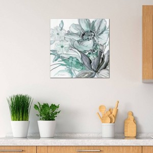 iCanvas Seaglass Garden II Teal and Blue by Elizabeth Franklin Canvas Print Wall Art - 1 of 3