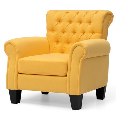 Pellebant Accent Club Chair Comfortable Single Sofa Chair Indoor Seating with Arms & Padded Seat