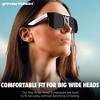 grinderPUNCH XL Polarized Oversized Sunglasses  Lightweight Men's Big Wide Head UV Protection for Sports, Driving, Fishing  Large Face Fit (Matte) - 2 of 4