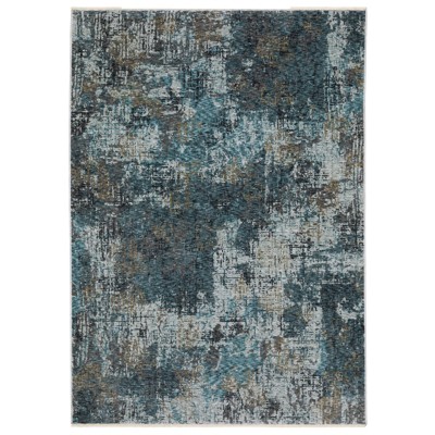 Oriental Weavers Hayden HAY03 Blue/ Grey Indoor Area Rug - 6'7" x 9'6"