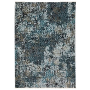 Oriental Weavers Hayden HAY03 Blue/ Grey Indoor Area Rug - 5'3" x 7'6" - 1 of 4