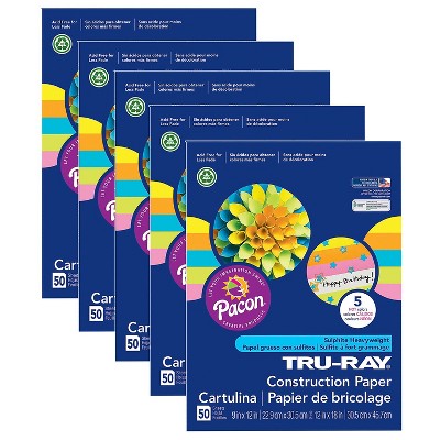 Teacher Created Resources 12 X 12 Construction Paper Assorted Colors  80/pack (tcr5159) : Target