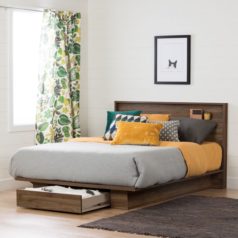 Holland Platform Bed with Drawer - South Shore, 5 of 10
