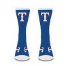 MLB Texas Rangers Large Crew Socks: Cushioned Heel & Toe, Team Logo Design - 2 of 3