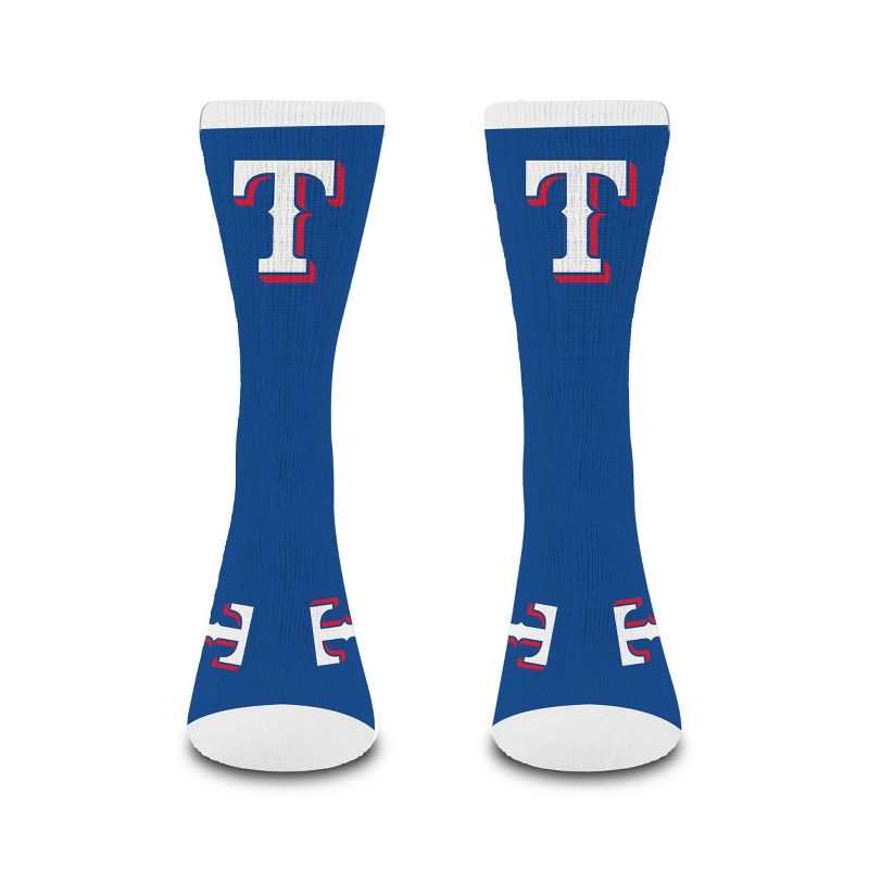 MLB Texas Rangers Large Crew Socks, 2 of 4
