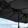 15ft Patio Umbrella with  Tilt Waterproof Sun Shade for Deck, Pool, Garden - 2 of 3