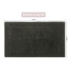 Home Weavers Luxury Collection 100% Cotton Tufted Bathroom Rug, Non-Slip Latex Bath Rug - 3 of 4