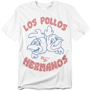 Breaking Bad The Los Pollos Adult T Shirt  White  Medium - 1 of 4